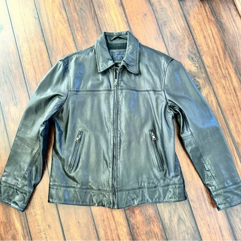 Banana Republic Black Leather Jacket